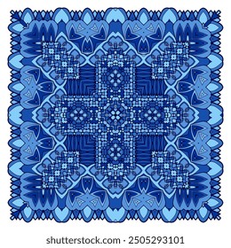 Flower Mandalas. Vintage decorative elements. Oriental pattern, vector illustration. Islam, Arabic, Indian, turkish pakistan chinese ottoman motifs