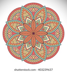 Flower Mandalas. Vintage decorative elements. Oriental pattern, vector illustration. Islam, Arabic, Indian, turkish, pakistan, chinese, ottoman motifs