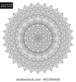 Flower Mandalas. Vintage decorative elements. Oriental pattern, vector illustration. Islam, Arabic, Indian, turkish, pakistan, chinese, ottoman motifs