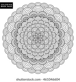 Flower Mandalas. Vintage decorative elements. Oriental pattern, vector illustration. Islam, Arabic, Indian, turkish, pakistan, chinese, ottoman motifs