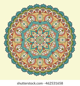 Flower Mandalas. Vintage decorative elements. Oriental pattern, vector illustration. Islam, Arabic, Indian, turkish, pakistan, chinese, ottoman motifs