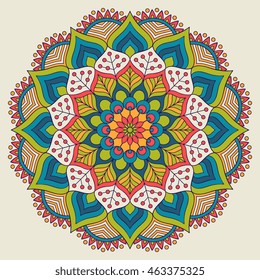 Flower Mandalas. Vintage decorative elements. Oriental pattern, vector illustration. Islam, Arabic, Indian, turkish, pakistan, chinese, ottoman motifs