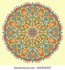 Flower Mandalas. Vintage decorative elements. Oriental pattern, vector illustration. Islam, Arabic, Indian, turkish, pakistan, chinese, ottoman motifs