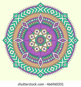 Flower Mandalas. Vintage decorative elements. Oriental pattern, vector illustration. Islam, Arabic, Indian, turkish, pakistan, chinese, ottoman motifs