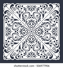 Flower Mandalas. Vintage decorative elements. Oriental pattern illustration. Islam, Arabic, Indian, turkish, pakistan, chinese, ottoman motifs