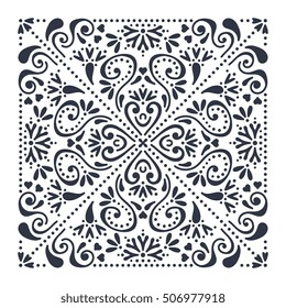 Flower Mandalas. Vintage decorative elements. Oriental pattern illustration. Islam, Arabic, Indian, turkish, pakistan, chinese, ottoman motifs