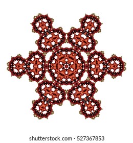 Flower Mandalas. Vintage decorative elements. Round. Oriental pattern, vector illustration. Islam, Arabic, Indian, turkish, pakistan, chinese, ottoman motifs. Florent symbol