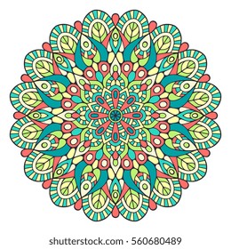 Flower Mandalas. Vintage decorative elements. Oriental pattern, vector illustration. Islam, Arabic, Indian, turkish, pakistan, chinese, ottoman motifs