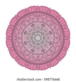 Flower Mandalas. Vintage decorative elements. Oriental pattern, vector illustration. Islam, Arabic, Indian, turkish, pakistan, chinese, ottoman motifs