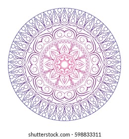 Flower Mandalas. Vintage decorative elements. Oriental pattern, vector illustration. Islam, Arabic, Indian, turkish, pakistan, chinese, ottoman motifs