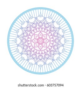Flower Mandalas. Vintage decorative elements. Oriental pattern, vector illustration. Islam, Arabic, Indian, turkish, pakistan, chinese, ottoman motifs