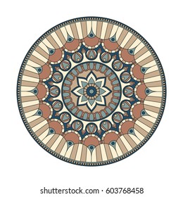Flower Mandalas. Vintage decorative elements. Oriental pattern, vector illustration. Islam, Arabic, Indian, turkish, pakistan, chinese, ottoman motifs