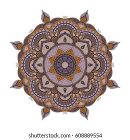 Flower Mandalas. Vintage decorative elements. Oriental pattern, vector illustration. Islam, Arabic, Indian, turkish, pakistan, chinese, ottoman motifs