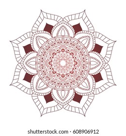 Flower Mandalas. Vintage decorative elements. Oriental pattern, vector illustration. Islam, Arabic, Indian, turkish, pakistan, chinese, ottoman motifs