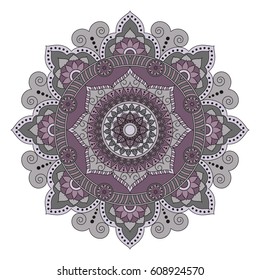 Flower Mandalas. Vintage decorative elements. Oriental pattern, vector illustration. Islam, Arabic, Indian, turkish, pakistan, chinese, ottoman motifs