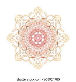 Flower Mandalas. Vintage decorative elements. Oriental pattern, vector illustration. Islam, Arabic, Indian, turkish, pakistan, chinese, ottoman motifs