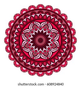 Flower Mandalas. Vintage decorative elements. Oriental pattern, vector illustration. Islam, Arabic, Indian, turkish, pakistan, chinese, ottoman motifs