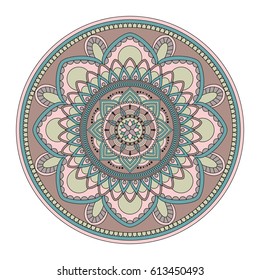 Flower Mandalas. Vintage decorative elements. Oriental pattern, vector illustration. Islam, Arabic, Indian, turkish, pakistan, chinese, ottoman motifs