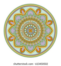 Flower Mandalas. Vintage decorative elements. Oriental pattern, vector illustration. Islam, Arabic, Indian, turkish, pakistan, chinese, ottoman motifs