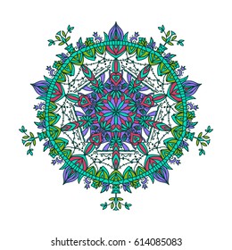 Flower Mandalas. Vintage decorative elements. Oriental pattern, vector illustration. Islam, Arabic, Indian turkish pakistan chinese ottoman motifs