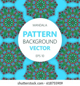 Flower Mandalas. Vintage decorative elements. Oriental pattern, vector illustration. Islam, Arabic, Indian turkish pakistan chinese ottoman motifs