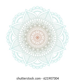 Flower Mandalas. Vintage decorative elements. Oriental pattern, vector illustration. Islam, Arabic, Indian, turkish, pakistan, chinese, ottoman motifs