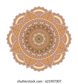 Flower Mandalas. Vintage decorative elements. Oriental pattern, vector illustration. Islam, Arabic, Indian, turkish, pakistan, chinese, ottoman motifs