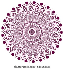 Flower Mandalas. Vintage decorative elements. Oriental pattern, vector illustration. Hand drawn background. Islam, Arabic, Indian ottoman motifs