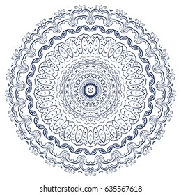 Flower Mandalas. Vintage decorative elements. Oriental pattern, vector illustration. Hand drawn background. Islam, Arabic, Indian ottoman motifs