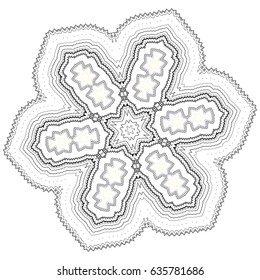 Flower Mandalas. Vintage decorative elements. Oriental pattern, vector illustration. Hand drawn background. Islam, Arabic, Indian ottoman motifs
