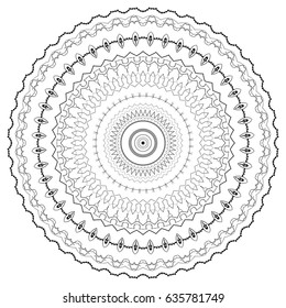 Flower Mandalas. Vintage decorative elements. Oriental pattern, vector illustration. Hand drawn background. Islam, Arabic, Indian ottoman motifs