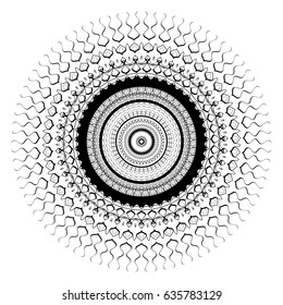 Flower Mandalas. Vintage decorative elements. Oriental pattern, vector illustration. Hand drawn background. Islam, Arabic, Indian ottoman motifs