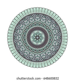 Flower Mandalas. Vintage decorative elements. Oriental pattern, vector illustration. Islam, Arabic, Indian, turkish, pakistan, chinese, ottoman motifs