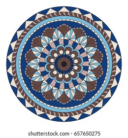 Flower Mandalas. Vintage decorative elements. Oriental pattern, vector illustration. Islam, Arabic, Indian, turkish, pakistan, chinese, ottoman motifs
