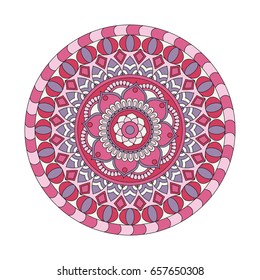 Flower Mandalas. Vintage decorative elements. Oriental pattern, vector illustration. Islam, Arabic, Indian, turkish, pakistan, chinese, ottoman motifs