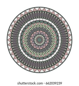 Flower Mandalas. Vintage decorative elements. Oriental pattern, vector illustration. Islam, Arabic, Indian, turkish, pakistan, chinese, ottoman motifs