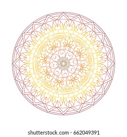 Flower Mandalas. Vintage decorative elements. Oriental pattern, vector illustration. Islam, Arabic, Indian, turkish, pakistan, chinese, ottoman motifs