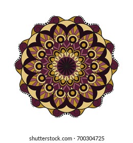 Flower Mandalas. Vintage decorative elements. Oriental pattern, vector illustration. Islam, Arabic, Indian, turkish, pakistan, chinese, ottoman motifs