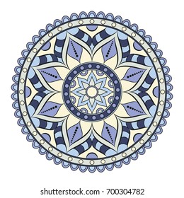 Flower Mandalas. Vintage decorative elements. Oriental pattern, vector illustration. Islam, Arabic, Indian, turkish, pakistan, chinese, ottoman motifs