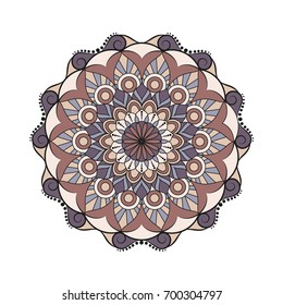 Flower Mandalas. Vintage decorative elements. Oriental pattern, vector illustration. Islam, Arabic, Indian, turkish, pakistan, chinese, ottoman motifs