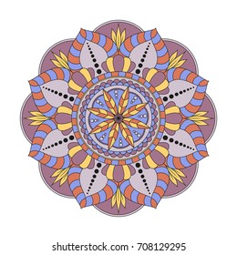 Flower Mandalas. Vintage decorative elements. Oriental pattern, vector illustration. Islam, Arabic, Indian, turkish, pakistan, chinese, ottoman motifs