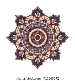 Flower Mandalas. Vintage decorative elements. Oriental pattern, vector illustration. Islam, Arabic, Indian, turkish, pakistan, chinese, ottoman motifs