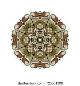 Flower Mandalas. Vintage decorative elements. Oriental pattern, vector illustration. Islam, Arabic, Indian, turkish, pakistan, chinese, ottoman motifs