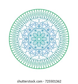 Flower Mandalas. Vintage decorative elements. Oriental pattern, vector illustration. Islam, Arabic, Indian, turkish, pakistan, chinese, ottoman motifs
