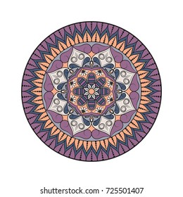 Flower Mandalas. Vintage decorative elements. Oriental pattern, vector illustration. Islam, Arabic, Indian, turkish, pakistan, chinese, ottoman motifs