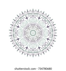 Flower Mandalas. Vintage decorative elements. Oriental pattern, vector illustration. Islam, Arabic, Indian, turkish, pakistan, chinese, ottoman motifs