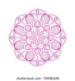 Flower Mandalas. Vintage decorative elements. Oriental pattern, vector illustration. Islam, Arabic, Indian, turkish, pakistan, chinese, ottoman motifs