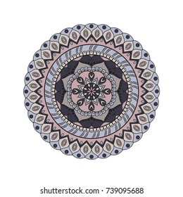 Flower Mandalas. Vintage decorative elements. Oriental pattern, vector illustration. Islam, Arabic, Indian, turkish, pakistan, chinese, ottoman motifs