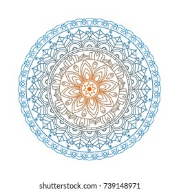 Flower Mandalas. Vintage decorative elements. Oriental pattern, vector illustration. Islam, Arabic, Indian, turkish, pakistan, chinese, ottoman motifs