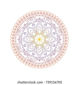Flower Mandalas. Vintage decorative elements. Oriental pattern, vector illustration. Islam, Arabic, Indian, turkish, pakistan, chinese, ottoman motifs